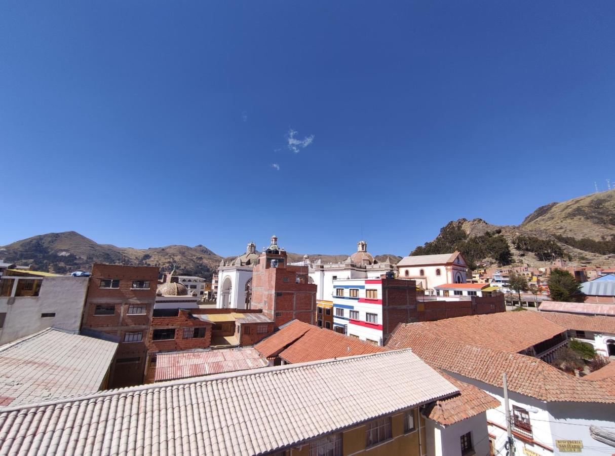 Hostal Sol Y Luna Bed & Breakfast Copacabana  Luaran gambar
