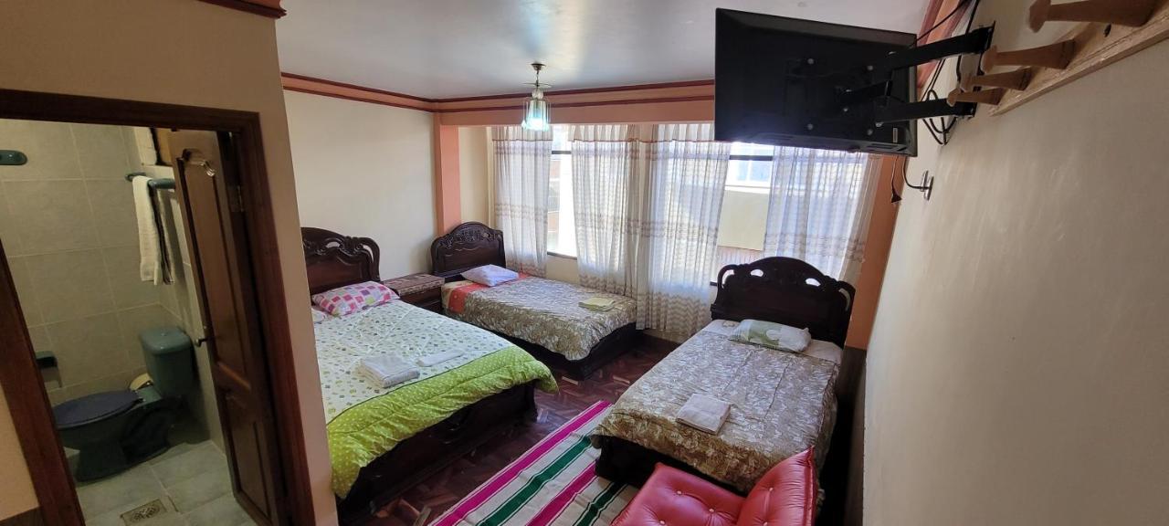 Hostal Sol Y Luna Bed & Breakfast Copacabana  Luaran gambar